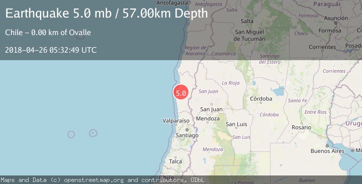 Map of COQUIMBO, CHILE