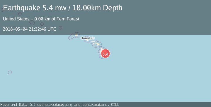 Map of ISLAND OF HAWAII, HAWAII