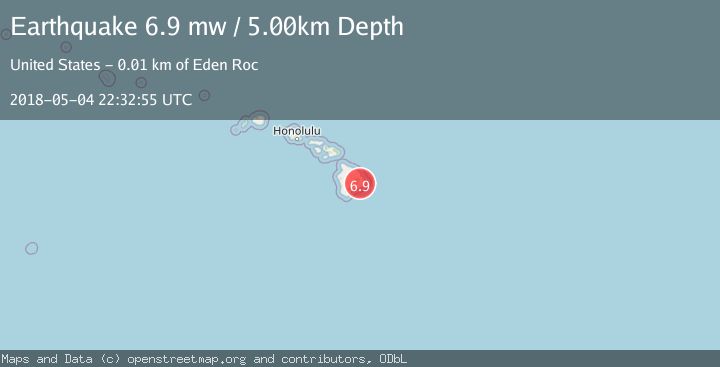 Map of ISLAND OF HAWAII, HAWAII