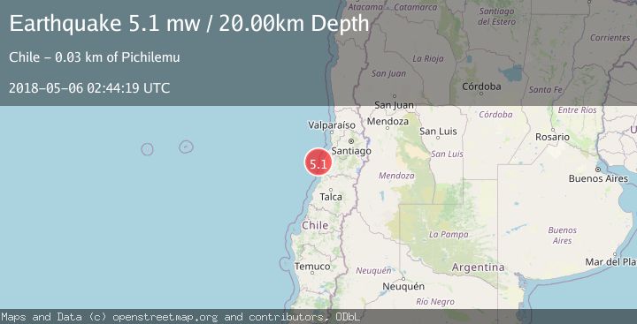 Map of OFFSHORE O'HIGGINS, CHILE