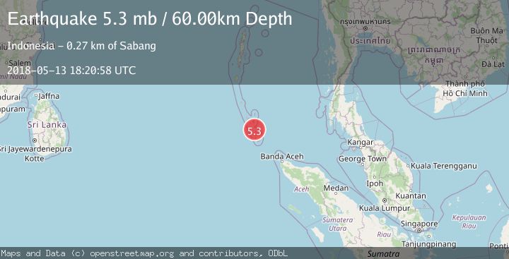Map of NICOBAR ISLANDS, INDIA REGION