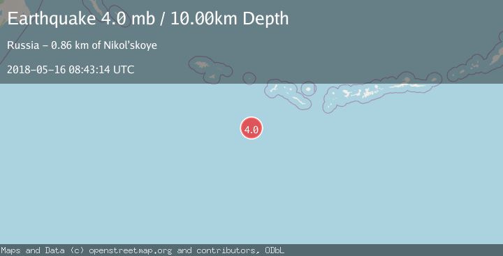 Map of RAT ISLANDS, ALEUTIAN ISLANDS