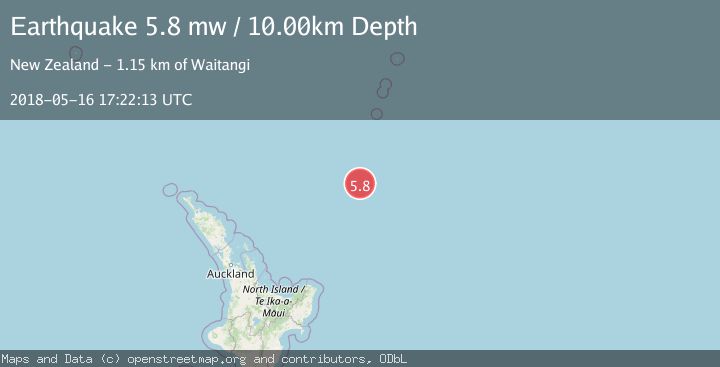 Map of SOUTH OF KERMADEC ISLANDS