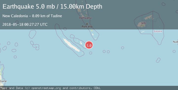 Map of LOYALTY ISLANDS