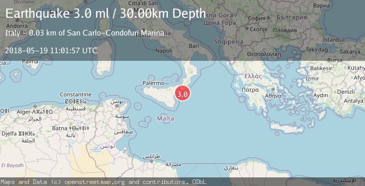 Map of SICILY, ITALY