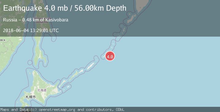 Map of KURIL ISLANDS