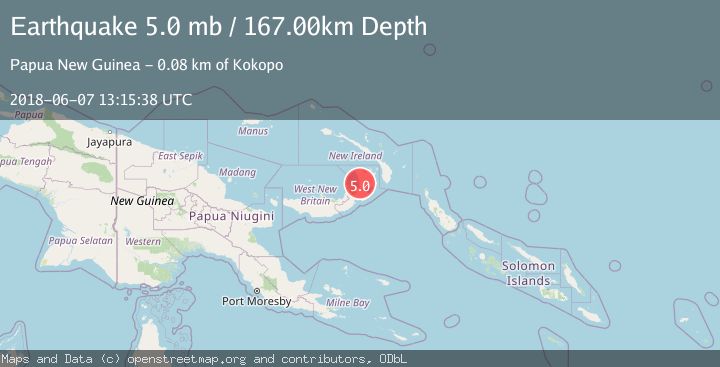 Map of NEW BRITAIN REGION, P.N.G.