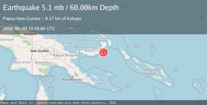 Map of NEW BRITAIN REGION, P.N.G.