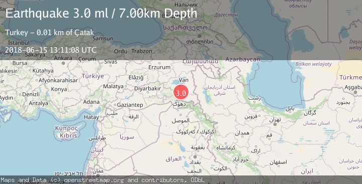 Map of TURKEY-IRAQ BORDER REGION
