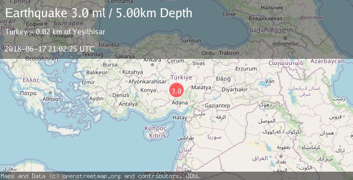 Map of CENTRAL TURKEY