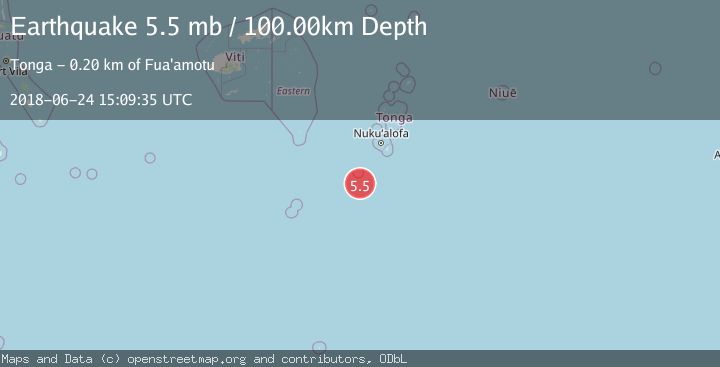 Map of SOUTH OF FIJI ISLANDS
