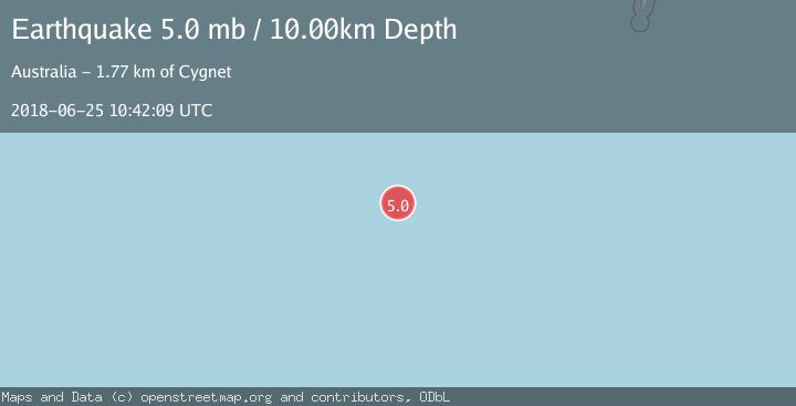 Map of WEST OF MACQUARIE ISLAND