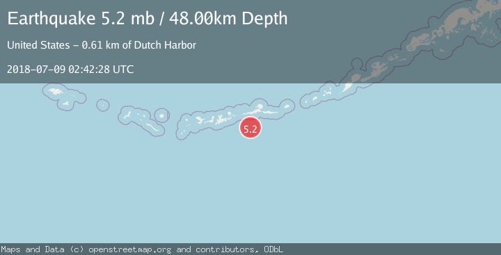 Map of ANDREANOF ISLANDS, ALEUTIAN IS.