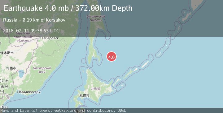 Map of SEA OF OKHOTSK