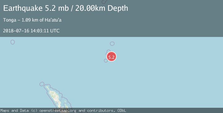Map of KERMADEC ISLANDS, NEW ZEALAND