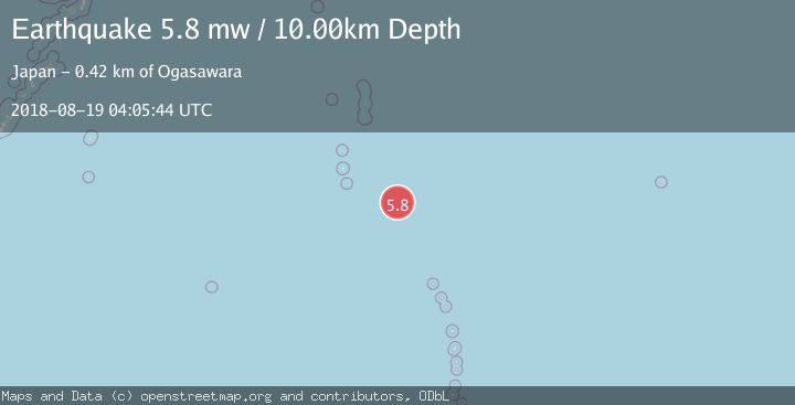 Map of VOLCANO ISLANDS, JAPAN REGION
