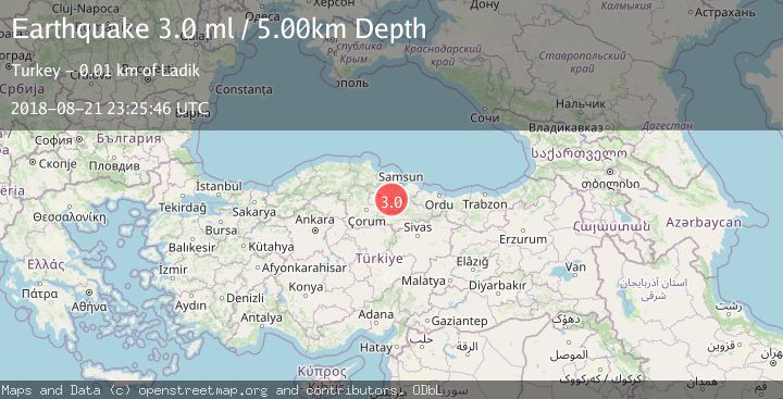 Map of CENTRAL TURKEY