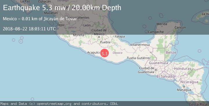 Map of GUERRERO, MEXICO