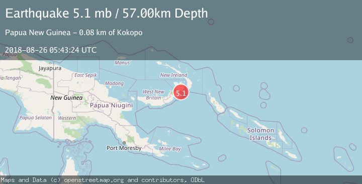 Map of NEW BRITAIN REGION, P.N.G.