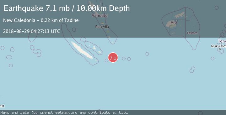 Map of SOUTHEAST OF LOYALTY ISLANDS