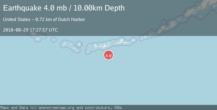 Map of ANDREANOF ISLANDS, ALEUTIAN IS.