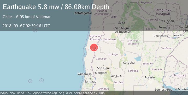 Map of ATACAMA, CHILE