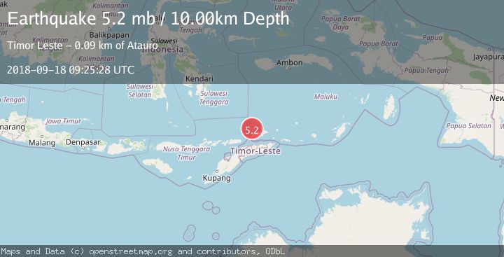 Map of KEPULAUAN BARAT DAYA, INDONESIA