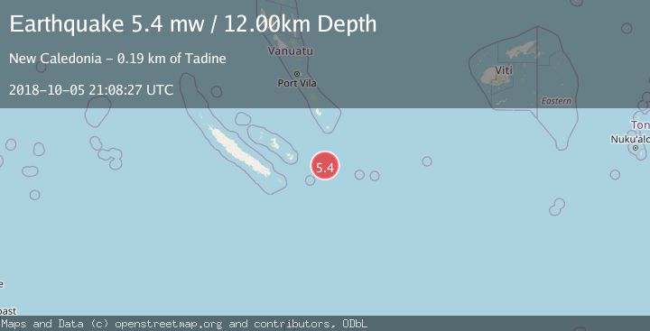Map of SOUTHEAST OF LOYALTY ISLANDS