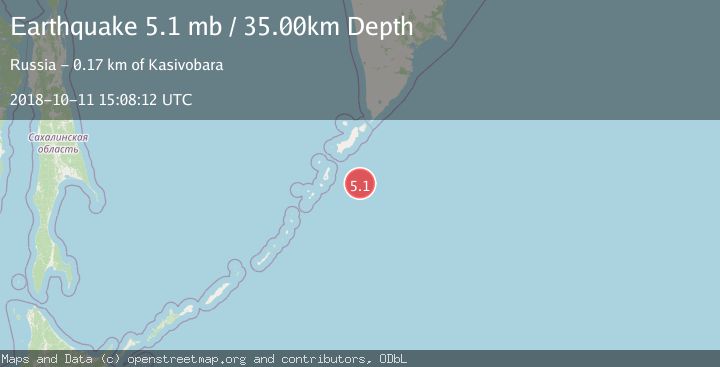 Map of KURIL ISLANDS