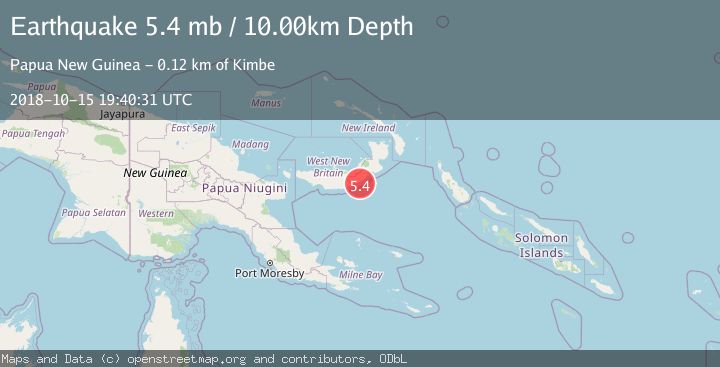 Map of NEW BRITAIN REGION, P.N.G.