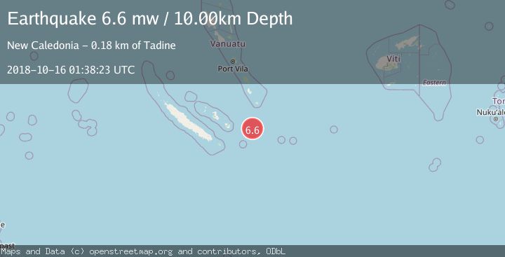 Map of SOUTHEAST OF LOYALTY ISLANDS