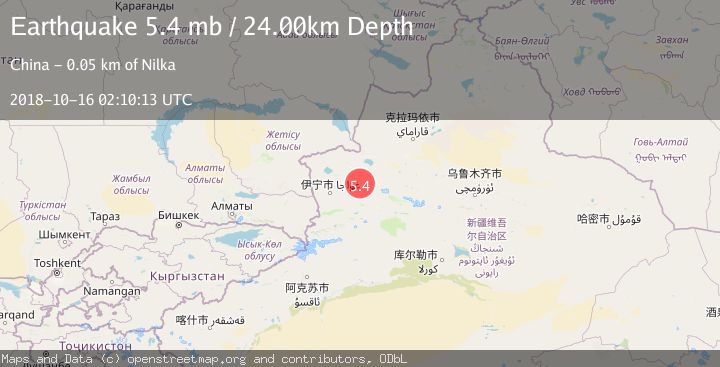 Map of NORTHERN XINJIANG, CHINA