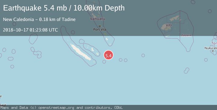 Map of SOUTHEAST OF LOYALTY ISLANDS