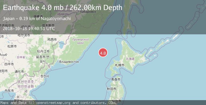 Map of EASTERN SEA OF JAPAN