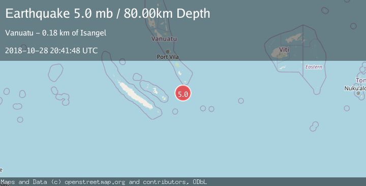 Map of SOUTHEAST OF LOYALTY ISLANDS