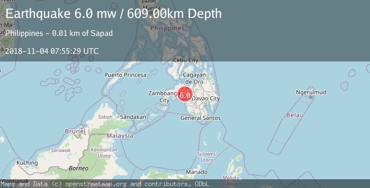 Map of MINDANAO, PHILIPPINES