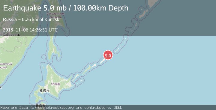 Map of KURIL ISLANDS
