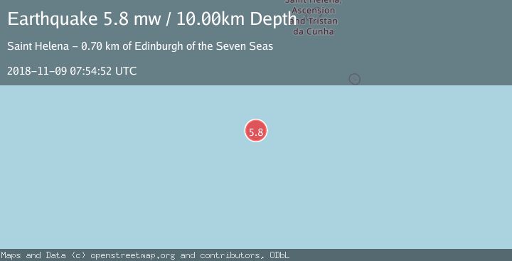 Map of SOUTHERN MID-ATLANTIC RIDGE