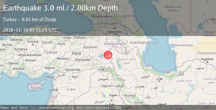 Map of EASTERN TURKEY