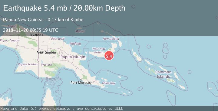 Map of NEW BRITAIN REGION, P.N.G.