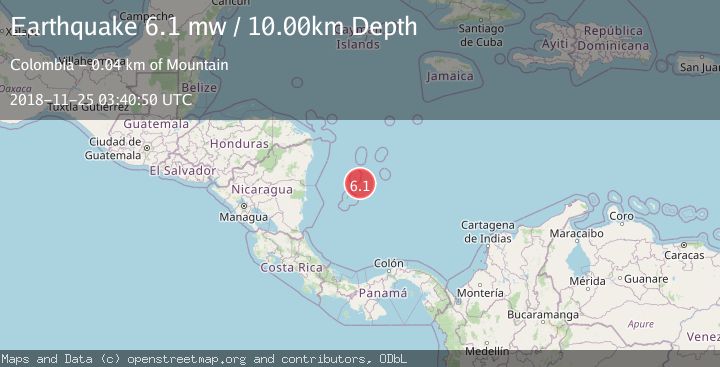 Map of CARIBBEAN SEA