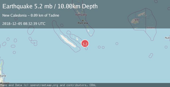Map of LOYALTY ISLANDS