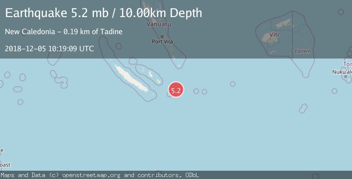 Map of SOUTHEAST OF LOYALTY ISLANDS