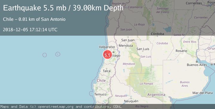 Map of VALPARAISO, CHILE