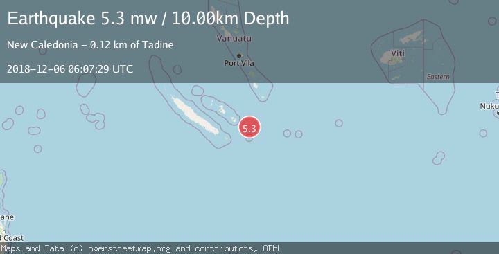 Map of LOYALTY ISLANDS