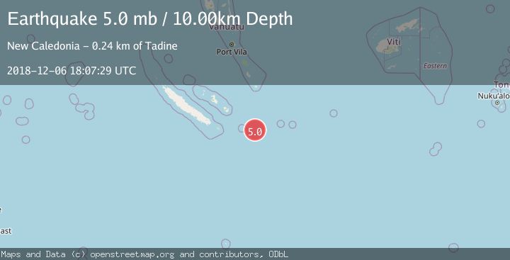 Map of SOUTHEAST OF LOYALTY ISLANDS