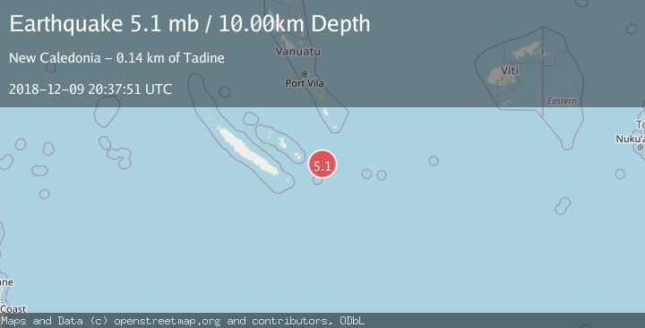Map of SOUTHEAST OF LOYALTY ISLANDS
