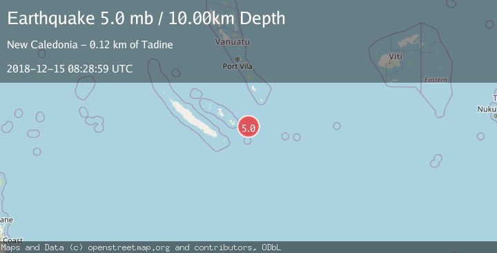 Map of SOUTHEAST OF LOYALTY ISLANDS