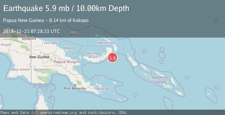Map of NEW BRITAIN REGION, P.N.G.