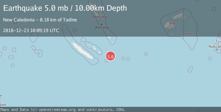 Map of SOUTHEAST OF LOYALTY ISLANDS